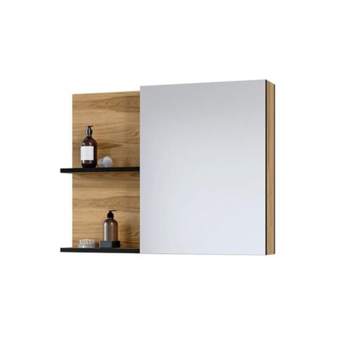 Denko Piramit 90 cm Dolaplı Ayna