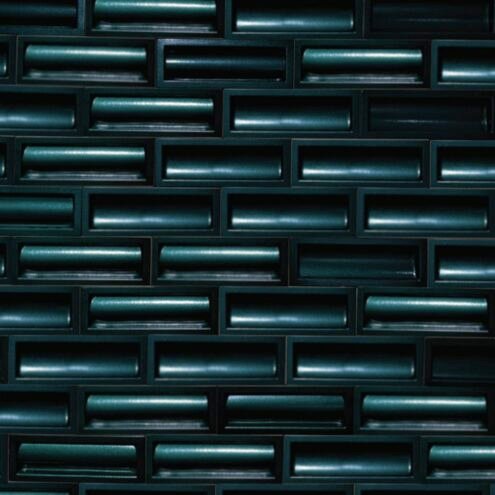 Dekozen Retro 8x24 cm Turkuaz El Yapımı Polimer Beton