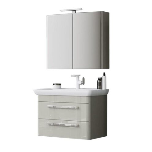 Orka Rose 80 cm Banyo Dolabı