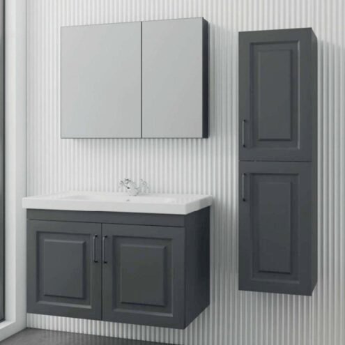 Denko Royal 90 cm Banyo Dolabı Takımı