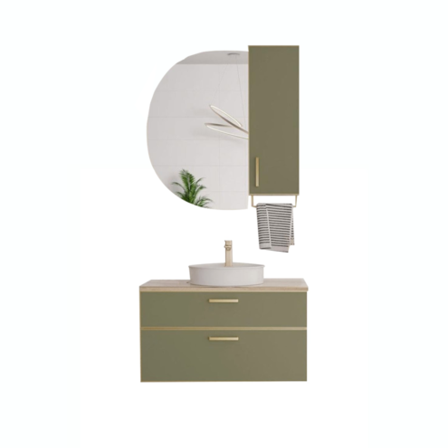 Orka Salerno 75 cm Banyo Dolabı Takımı