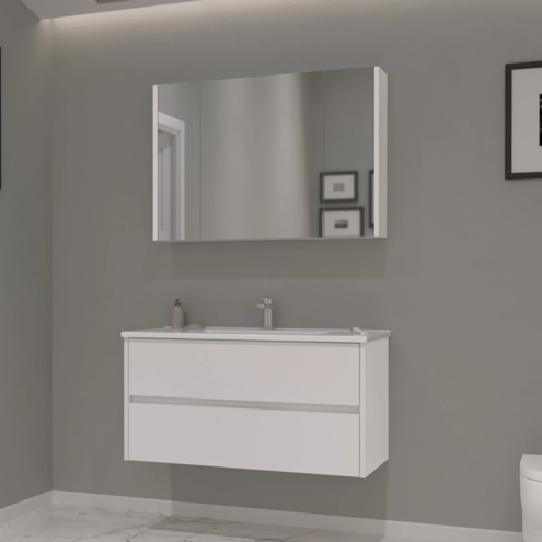 Orka Side 100 cm Çekmeceli Banyo Dolabı