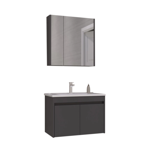 Orka Side 65 cm Kapaklı Banyo Dolabı
