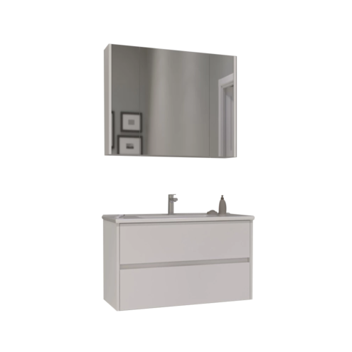 Orka Side 85 cm Çekmeceli Banyo Dolabı