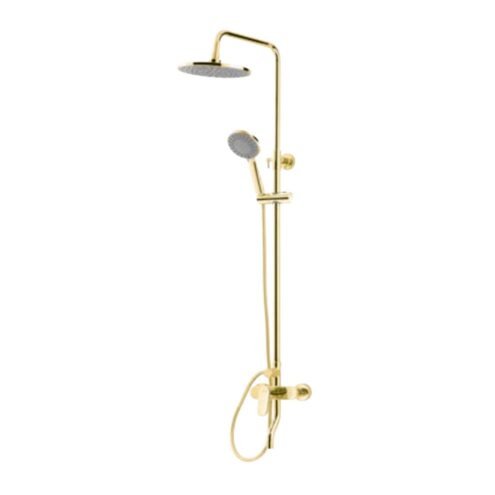 Orka Sharp Fırça Altın Bataryalı Duş Seti