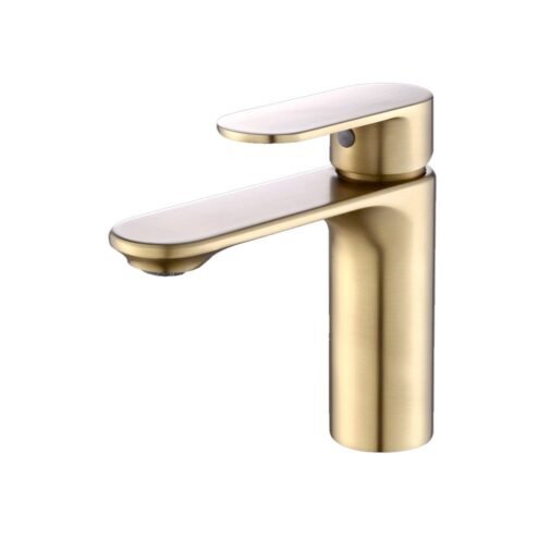 Orka Sharp Fırça Altın Lavabo Bataryası