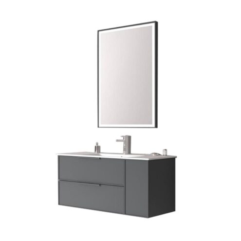 Orka Solid 100 cm Banyo Dolabı