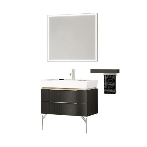 Nplus Sentra 80 cm Banyo Dolabı Takımı