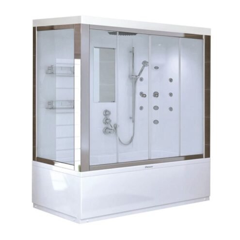 Shower Elias 170x90 cm Dikdörtgen Küvet Üzeri Kompakt Sistem