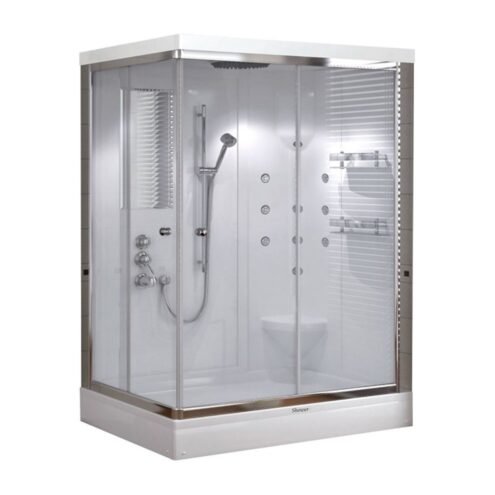 Shower Nils 120x70 cm Dikdörtgen Tekne Üzeri Kompakt Sistem