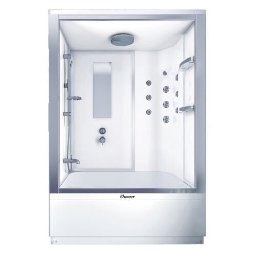 Shower Almeda 130x80 cm Mini Küvet Üzeri İki Duvar Arası Kompakt Sistem
