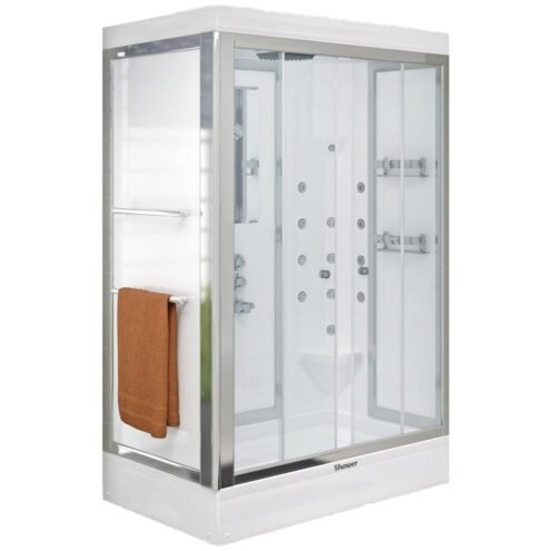 Shower Flora 170x90 cm Askı Aparatlı Tekne Üzeri Kompakt Sistem