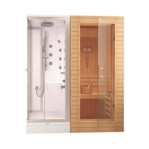 Shower Lucianna 185x100 cm Dikdörtgen Tekne Üzeri Kompakt Sauna