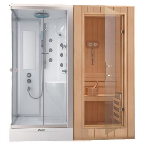 Shower Monalisa 200x100 cm Kare Tekne Üzeri Kompakt Sauna