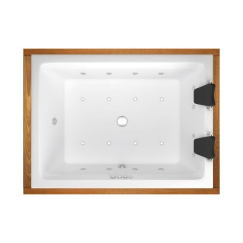 Shower Dragon Plus 200x160 cm İreko Ahşap Panelli Düz Özel Küvet