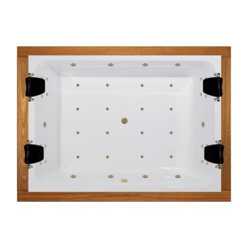 Shower Optimum 230x190 cm İreko Ahşap Panelli Spa Düz Küvet