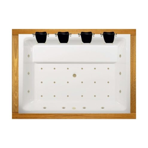 Shower Optimum 220x180 cm Spa Düz Oturmalı Küvet