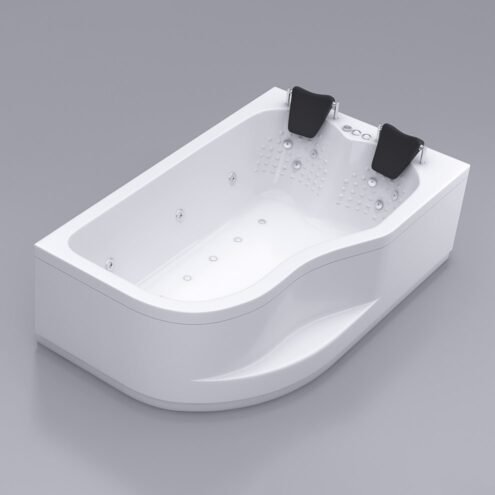 Shower Marjinal Basamaklı Düz Küvet