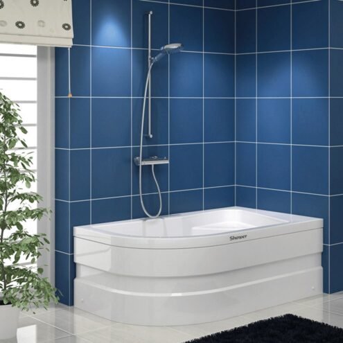 Shower Aker 150x90 cm Asimetrik Mini Küvet