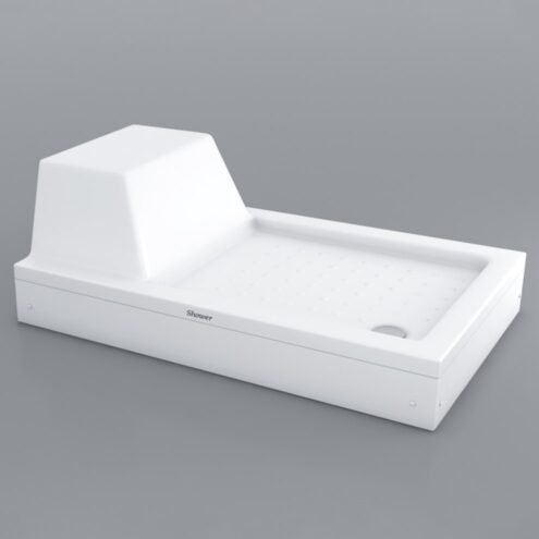 Shower Nuva 140x90 cm Oturmalı Dikdörtgen Duş Teknesi