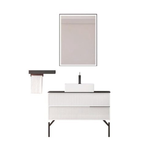 Nplus Teonix 100 cm Banyo Dolabı Takımı