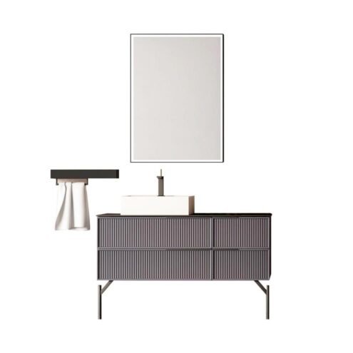 Nplus Teonix 120 cm Banyo Dolabı Takımı