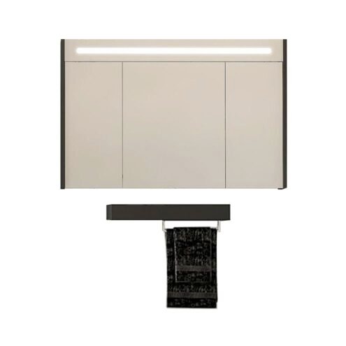 Nplus Tiguan 100 cm Ledli Etajerli Ayna