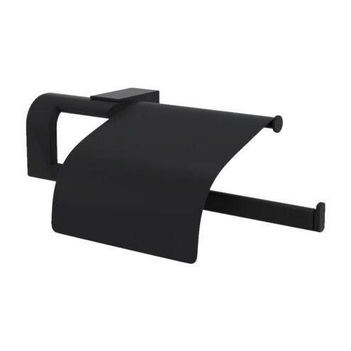 Tema Premium Mat Siyah Kapaklı Uzun Kağıt Havluluk