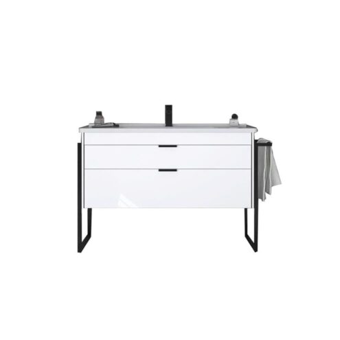 Orka Trio 100 cm Çekmeceli Ayaklı Lavabo Alt Dolabı