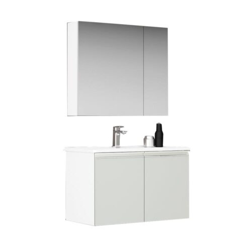 Orka Terme 80 cm Kapaklı Banyo Dolabı