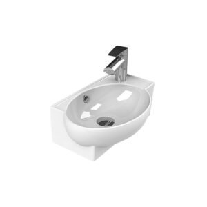 Turkuaz Mini 45 cm Beyaz Dar Lavabo