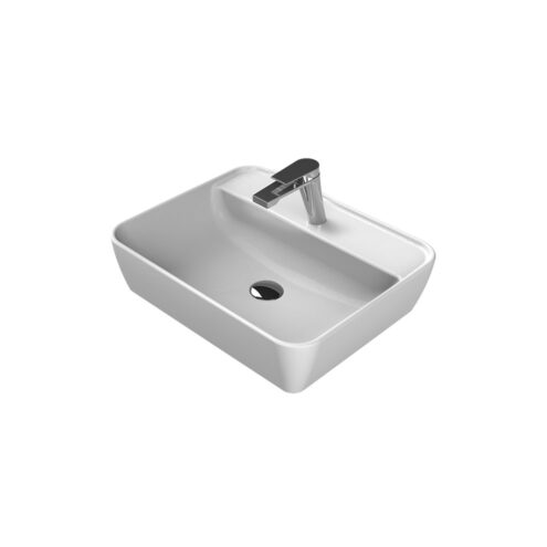 Turkuaz One 55 Beyaz Tezgah Üstü Lavabo