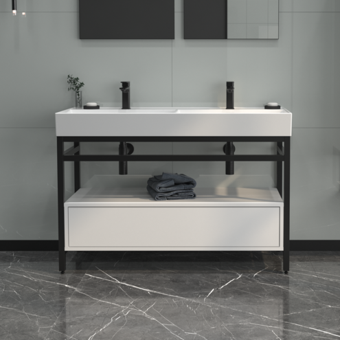 Orka Vegas 120 cm Çift Gözlü Lavabo Alt Dolabı