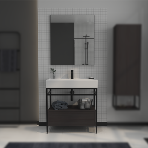 Orka Vegas 80 cm Banyo Dolabı
