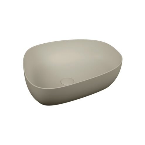VitrA Outline 56 cm Mat Bej Asimetrik Lavabo