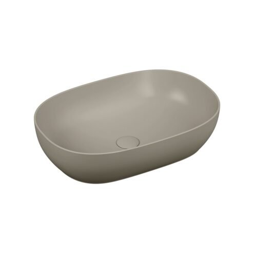 VitrA Outline 59 cm Mat Bej Oval Lavabo