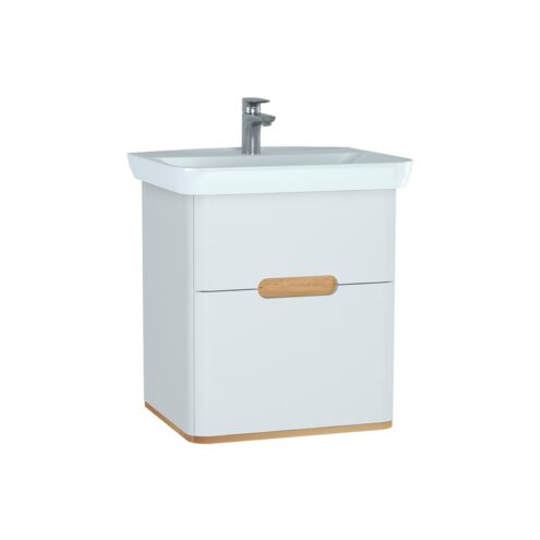 VitrA Sento 65 cm Mat Beyaz Çekmeceli Lavabo Alt Dolabı