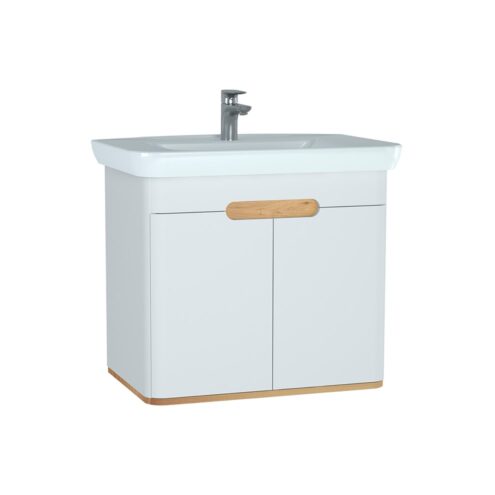 VitrA Sento 80 cm Mat Beyaz Lavabo Alt Dolabı