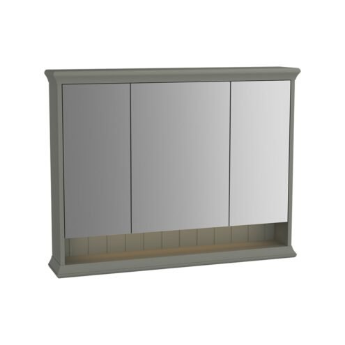 VitrA Valarte 100 cm Mat Gri Ledli Dolaplı Ayna