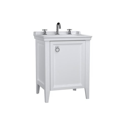 VitrA Valarte 65 cm Mat Beyaz Sağ Kapaklı Lavabo Alt Dolabı