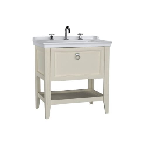 VitrA Valarte 80 cm Mat Fildişi Lavabo Alt Dolabı