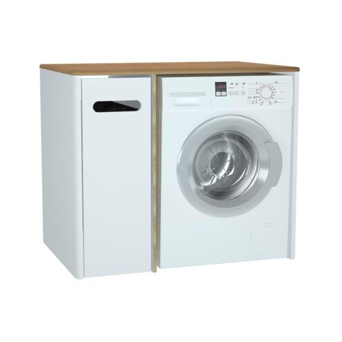VitrA Sento 105 cm Mat Beyaz Çamaşır Makinesi Dolabı