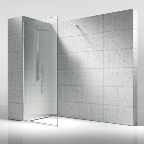 Pakduş Walk In 1 Sabit Cam Köşe Duşakabin