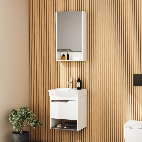 Nplus Yaris 45 cm Banyo Dolabı Takımı