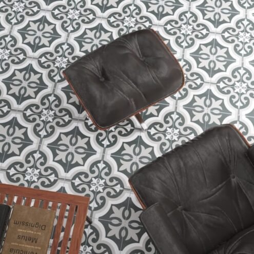 Yurtbay Seramik Dione Siyah 20x20 cm Mat Yer ve Duvar Karosu