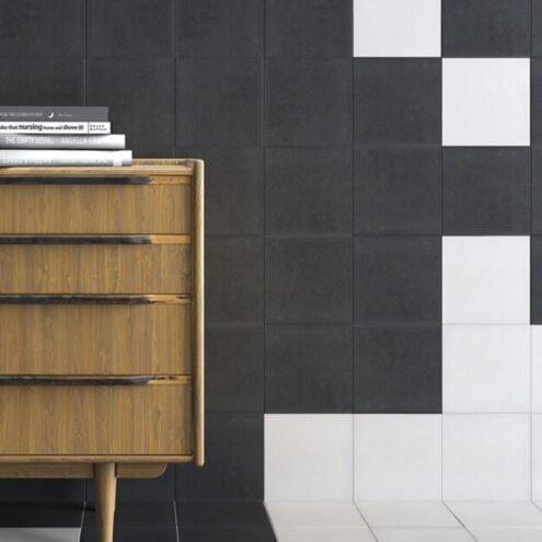 Yurtbay Seramik Serenity Siyah 20x20 cm Mat Yer ve Duvar Karosu