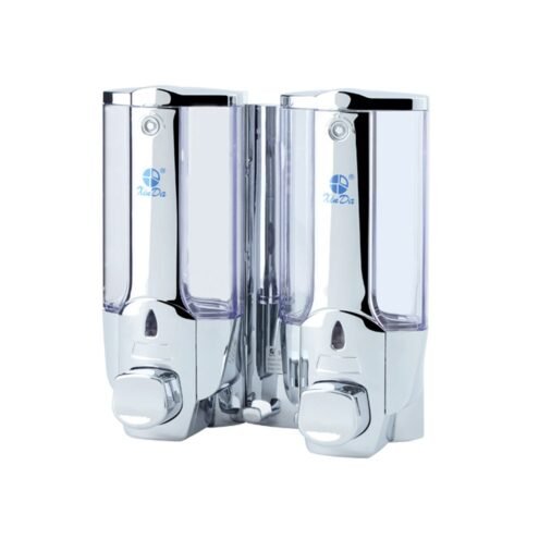 Xinda İkili Abs 380 ml Krom Sıvı Sabunluk