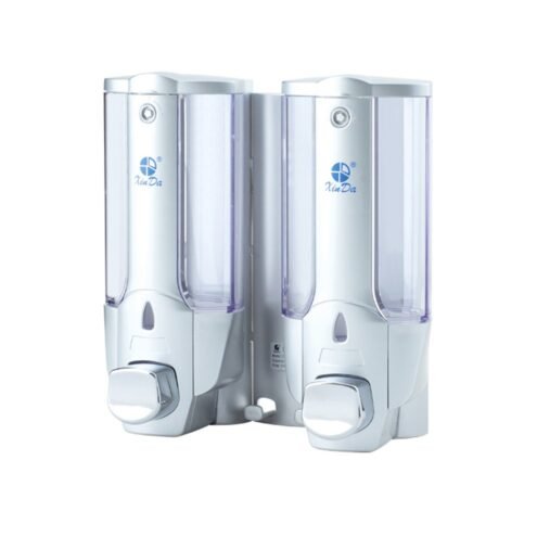 Xinda İkili Abs 380 ml Silver Sıvı Sabunluk