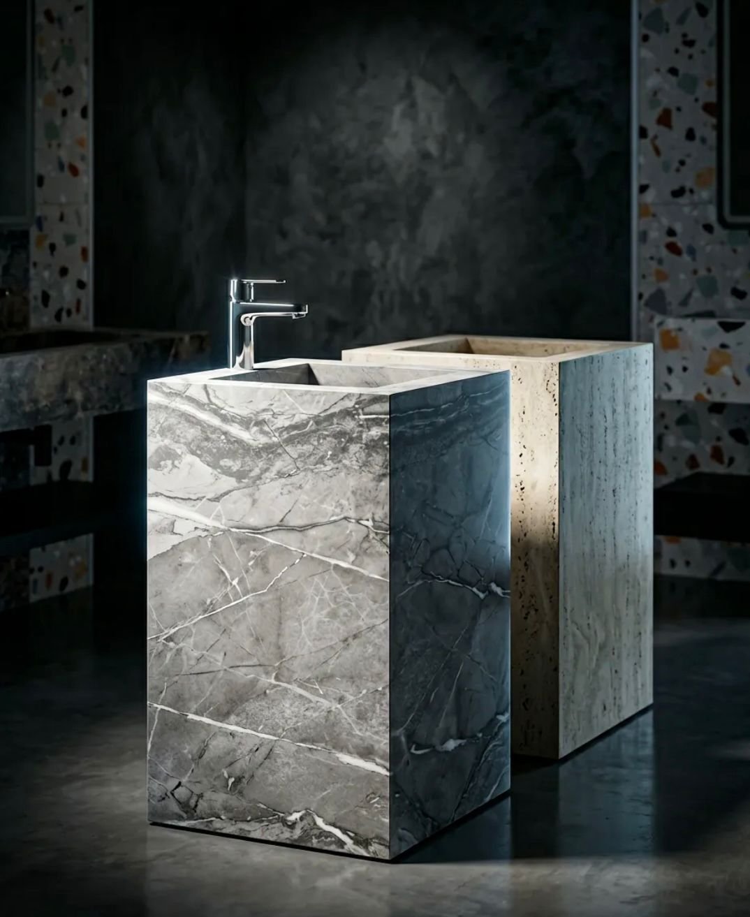 Özel Üretim Porselen Lavabo 6