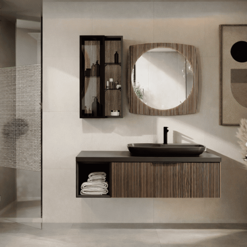 Denko Pixel 120 cm Banyo Dolabı